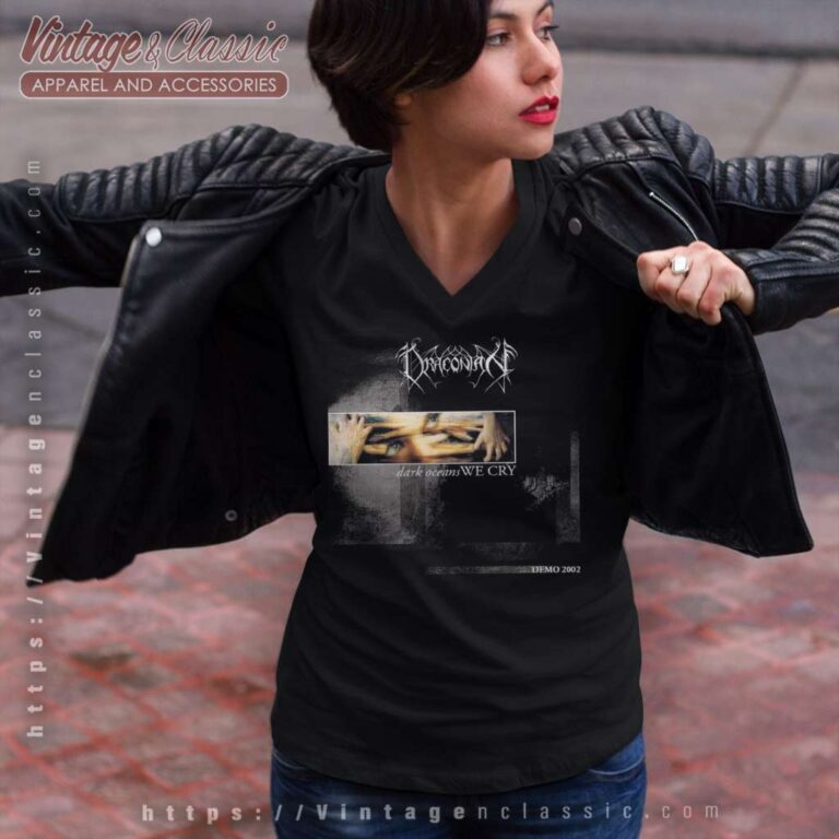 Draconian Shirt Dark Oceans We Cry V Neck TShirt Draconian Shirt Dark Oceans We Cry V Neck TShirt