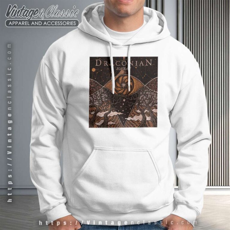 Draconian Shirt Sovran Album Cover Hoodie Draconian Shirt Sovran Album Cover Hoodie