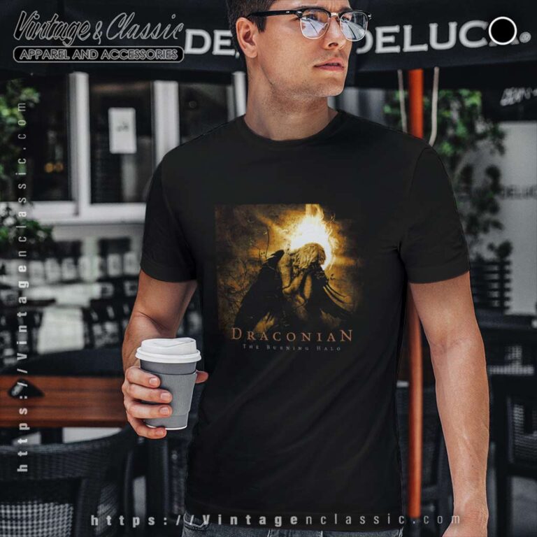 Draconian Shirt The Burning Halo Album Cover T Shirt 1 Draconian Shirt The Burning Halo Album Cover T Shirt 1
