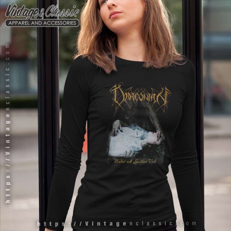 Draconian Shirt Under A Godless Veil Long Sleeve Tee Draconian Shirt Under A Godless Veil Long Sleeve Tee