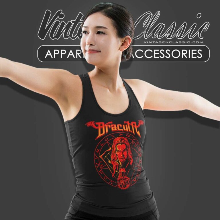 Dracula Force Game Tank Top Racerback Dracula Force Game Tank Top Racerback
