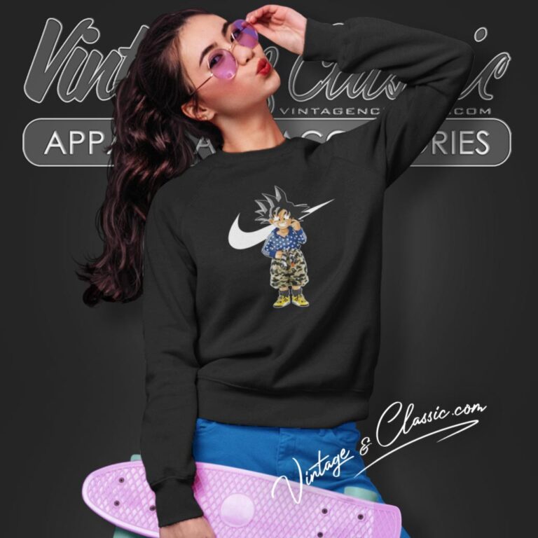 Dragon Ball Goku Nike Air Jordan Sweatshirt Dragon Ball Goku Nike Air Jordan Sweatshirt