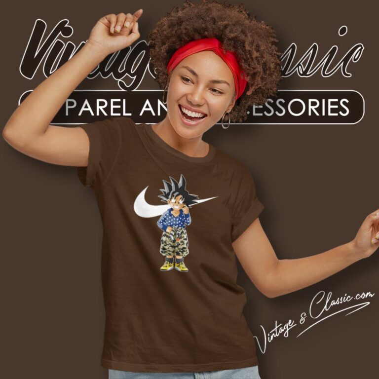 Dragon Ball Goku Nike Air Jordan Women T Shirt Dragon Ball Goku Nike Air Jordan Women T Shirt