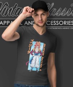 Dragon Ball Gt Super Saiyan 4 Goku V Neck TShirt