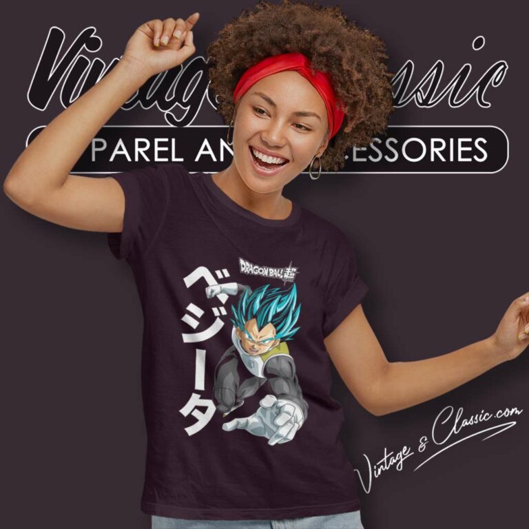 Dragon Ball Shirt Super Vegeta Super Saiyan Women TShirt Dragon Ball Shirt Super Vegeta Super Saiyan Women TShirt