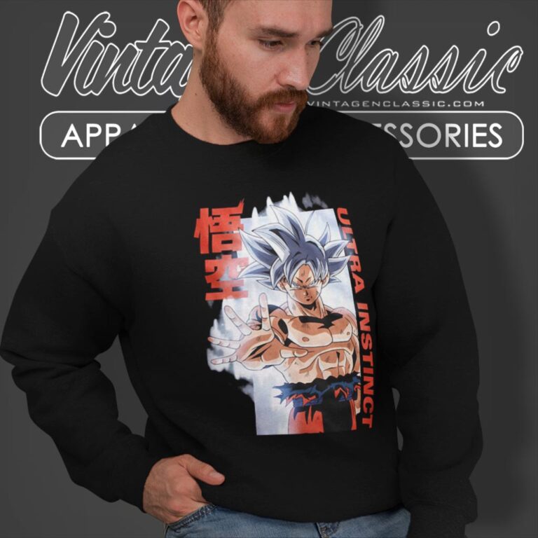 Dragon Ball Super Goku Ultra Instinct Sweatshirt Dragon Ball Super Goku Ultra Instinct Sweatshirt