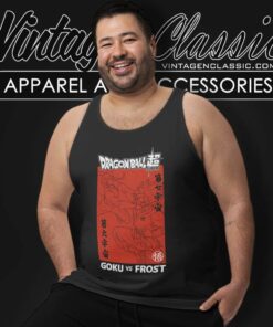 Dragon Ball Super Goku Vs Frost Tank Top Racerback