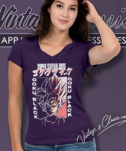 Dragon Ball Super Saiyan Rose Goku V Neck TShirt