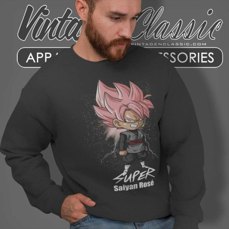 Dragon Ball Super Saiyan Rose Sweatshirt Dragon Ball Super Saiyan Rose Sweatshirt