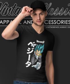 Dragon Ball Super Saiyan Vegeta V Neck TShirt