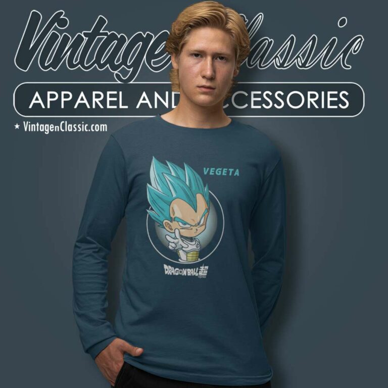 Dragon Ball Super Vegeta Chibi Long Sleeve Tee Dragon Ball Super Vegeta Chibi Long Sleeve Tee