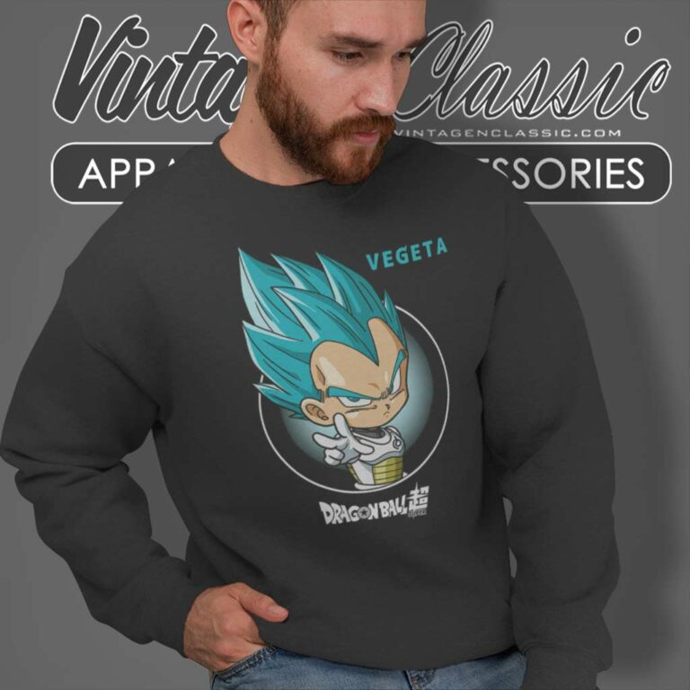 Dragon Ball Super Vegeta Chibi Sweatshirt Dragon Ball Super Vegeta Chibi Sweatshirt