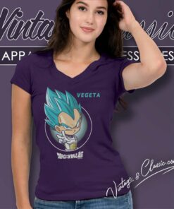 Dragon Ball Super Vegeta Chibi Shirt 6 Dragon Ball Super Vegeta Chibi V Neck TShirt