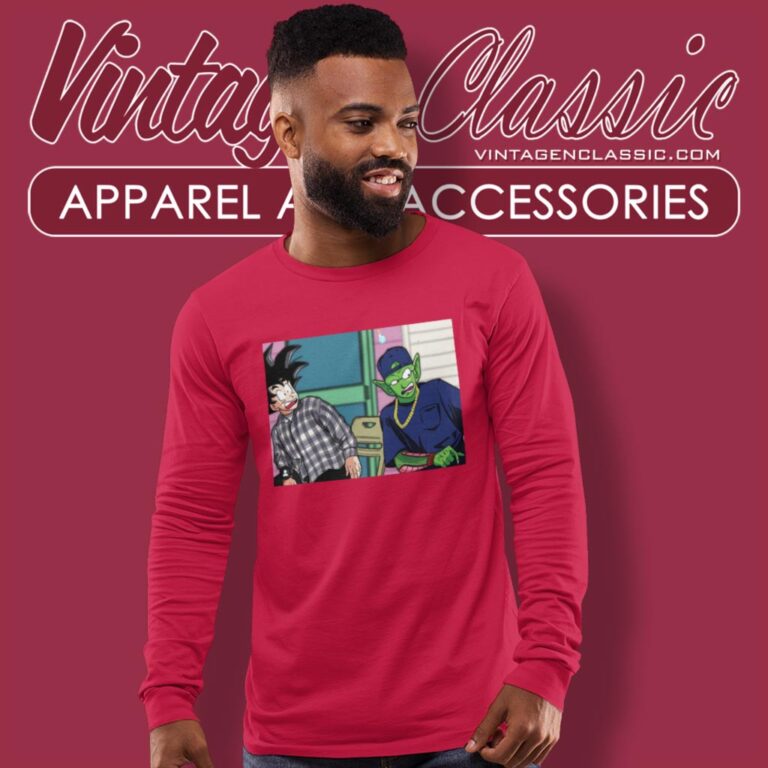 Dragon Ball Z Friday Daaaamn Meme Long Sleeve Tee Dragon Ball Z Friday Daaaamn Meme Long Sleeve Tee