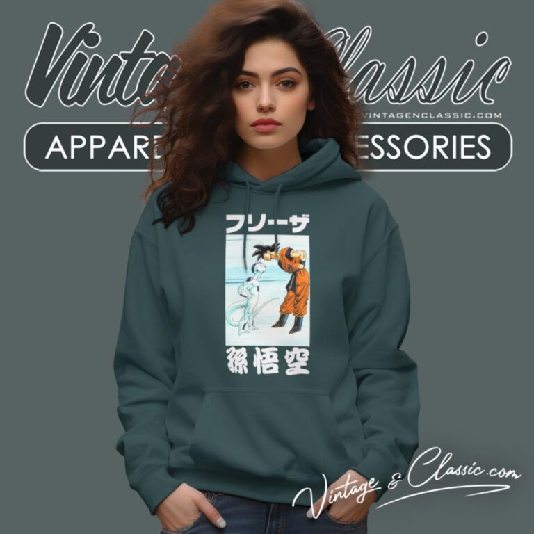 Dragon Ball Z Frieza Goku Stare Down Hoodie Dragon Ball Z Frieza Goku Stare Down Hoodie