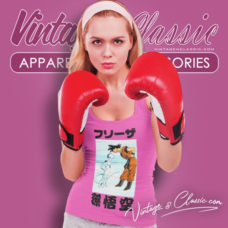 Dragon Ball Z Frieza Goku Stare Down Tank Top Racerback Dragon Ball Z Frieza Goku Stare Down Tank Top Racerback