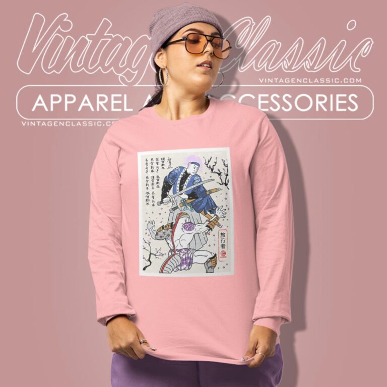 Dragon Ball Z Future Trunks Vs Frieza Samurai Art Long Sleeve Tee Dragon Ball Z Future Trunks Vs Frieza Samurai Art Long Sleeve Tee