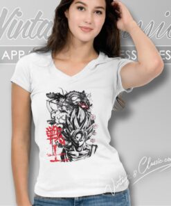 Dragon Ball Z Goku Art V Neck TShirt
