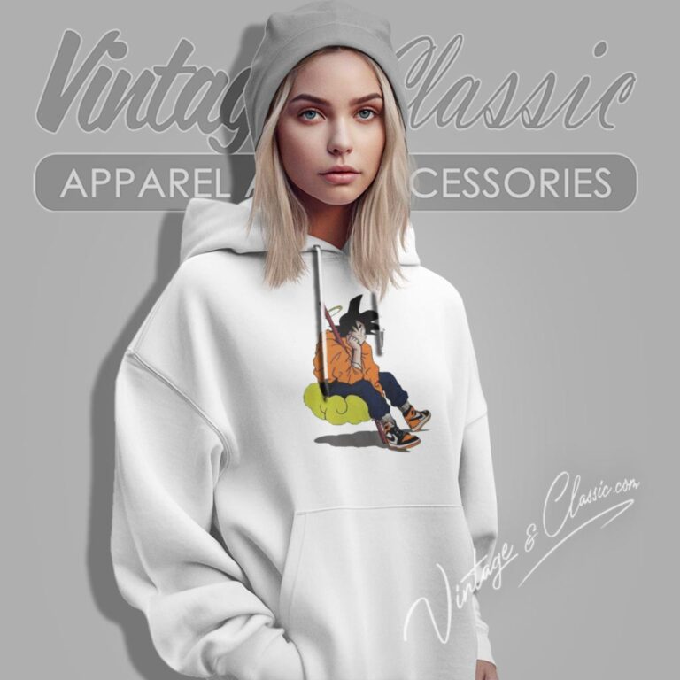 Dragon Ball Z Goku Nimbus Cloud Nike Air Jordan Hoodie Dragon Ball Z Goku Nimbus Cloud Nike Air Jordan Hoodie