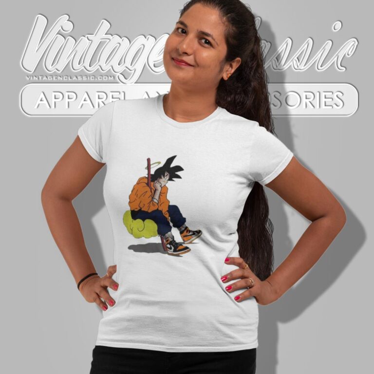 Dragon Ball Z Goku Nimbus Cloud Nike Air Jordan Women T Shirt Dragon Ball Z Goku Nimbus Cloud Nike Air Jordan Women T Shirt
