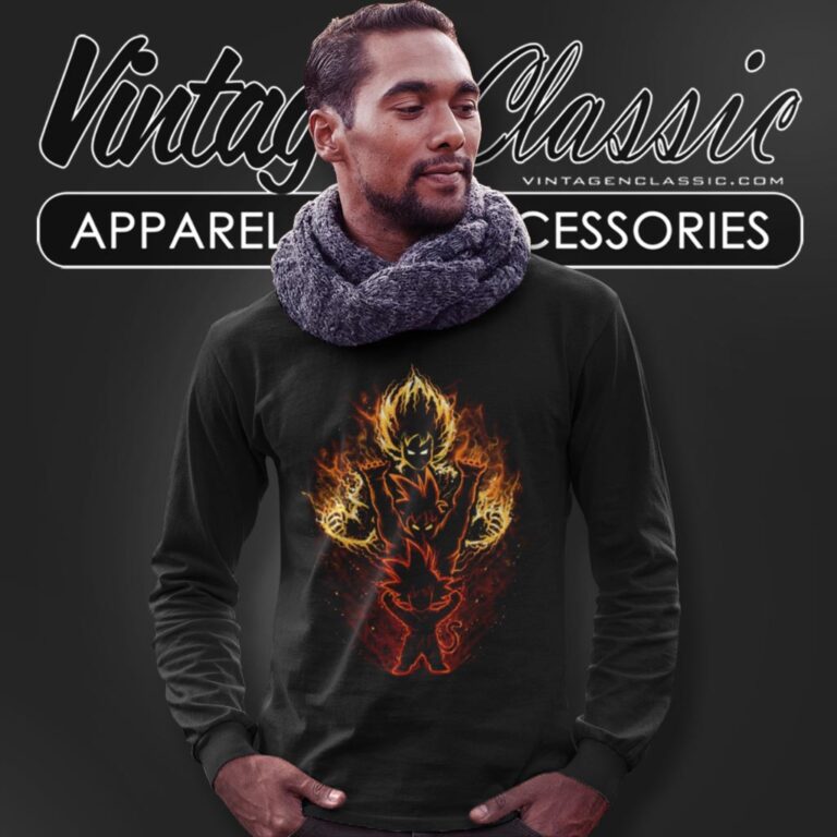 Dragon Ball Z Goku Saiyan Evolution Long Sleeve Tee Dragon Ball Z Goku Saiyan Evolution Long Sleeve Tee