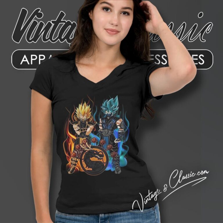 Dragon Ball Z Goku V Neck TShirt Dragon Ball Z Goku V Neck TShirt