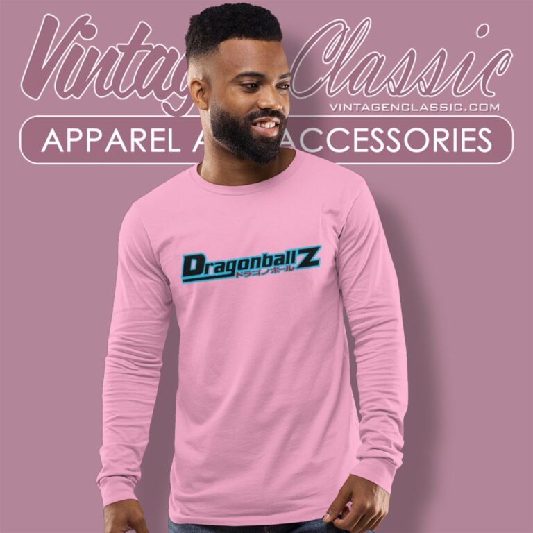 Dragon Ball Z Japanese Logo Long Sleeve Tee Dragon Ball Z Japanese Logo Long Sleeve Tee