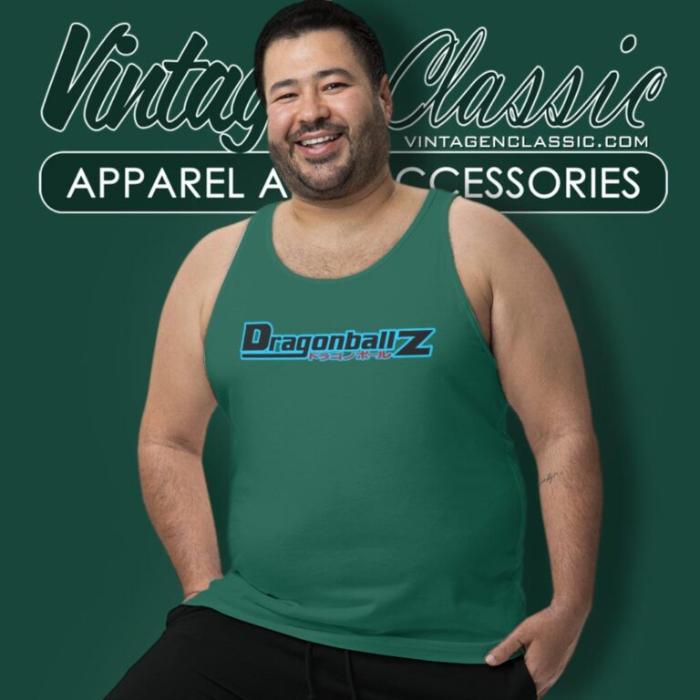 Dragon Ball Z Japanese Logo Tank Top Racerback Dragon Ball Z Japanese Logo Tank Top Racerback