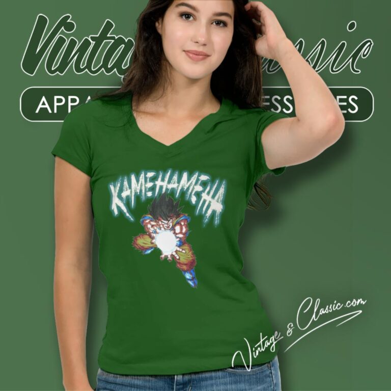 Dragon Ball Z Kamehameha V Neck TShirt Dragon Ball Z Kamehameha V Neck TShirt