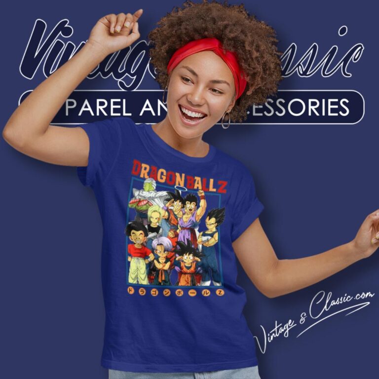 Dragon Ball Z Kanji Characters Women T Shirt Dragon Ball Z Kanji Characters Women T Shirt