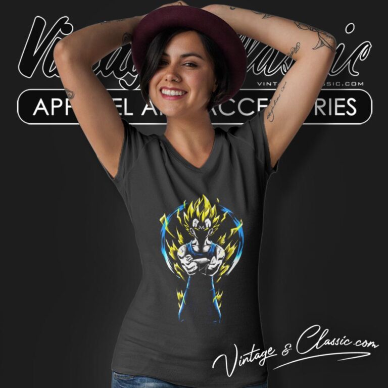 Dragon Ball Z Majin Vegeta V Neck TShirt Dragon Ball Z Majin Vegeta V Neck TShirt