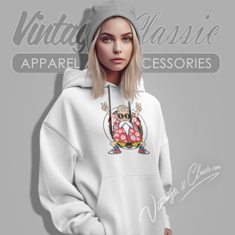 Dragon Ball Z Master Roshi Peace And Love Hoodie Dragon Ball Z Master Roshi Peace And Love Hoodie