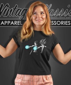 Dragon Ball Z Pulp Fiction Crossover Goku Women T Shirt