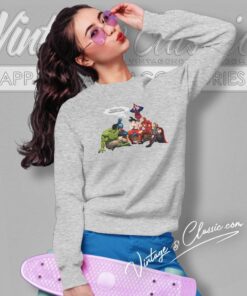 Dragon Ball Z Saved The World Goku Avengers Sweatshirt