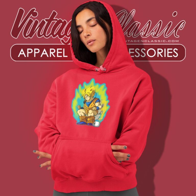 Dragon Ball Z Shirt Super Saiyan Goku Toilet Funny Hoodie Dragon Ball Z Shirt Super Saiyan Goku Toilet Funny Hoodie