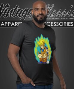 Dragon Ball Z Shirt Super Saiyan Goku Toilet Funny T Shirt