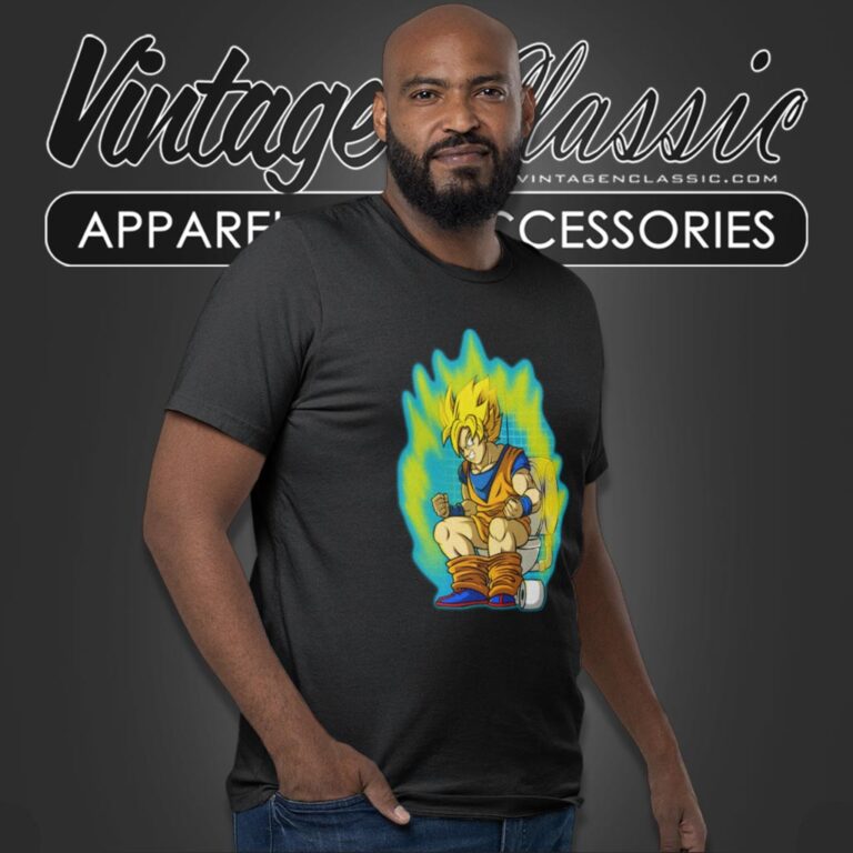 Dragon Ball Z Shirt Super Saiyan Goku Toilet Funny T Shirt Dragon Ball Z Shirt Super Saiyan Goku Toilet Funny T Shirt