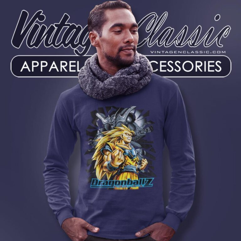 Dragon Ball Z Son Goku Super Saiyan Long Sleeve Tee Dragon Ball Z Son Goku Super Saiyan Long Sleeve Tee