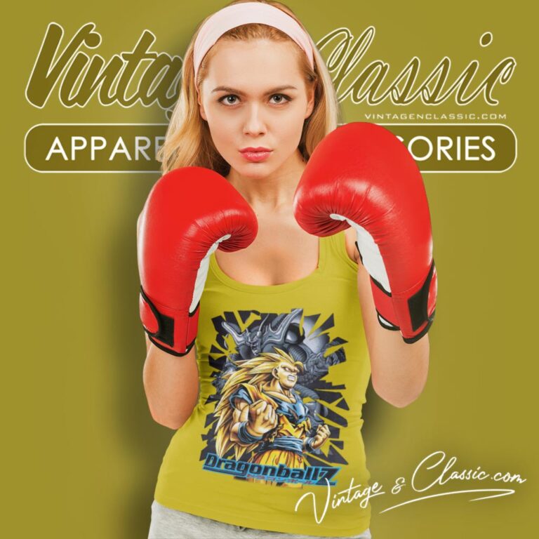 Dragon Ball Z Son Goku Super Saiyan Tank Top Racerback Dragon Ball Z Son Goku Super Saiyan Tank Top Racerback