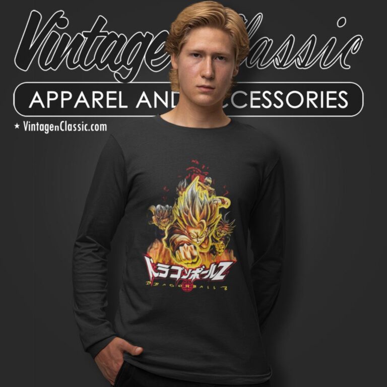 Dragon Ball Z Super Saiyan Goku Long Sleeve Tee Dragon Ball Z Super Saiyan Goku Long Sleeve Tee