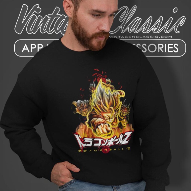 Dragon Ball Z Super Saiyan Goku Sweatshirt Dragon Ball Z Super Saiyan Goku Sweatshirt