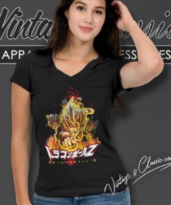 Dragon Ball Z Super Saiyan Goku V Neck TShirt