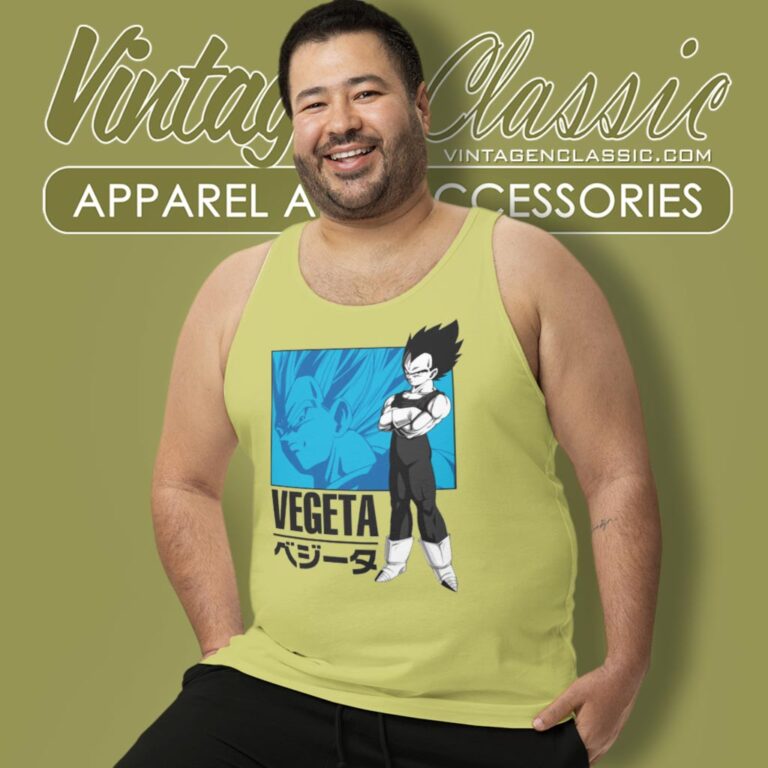 Dragon Ball Z Vegeta Character Classic Graphic Tank Top Racerback Dragon Ball Z Vegeta Character Classic Graphic Tank Top Racerback