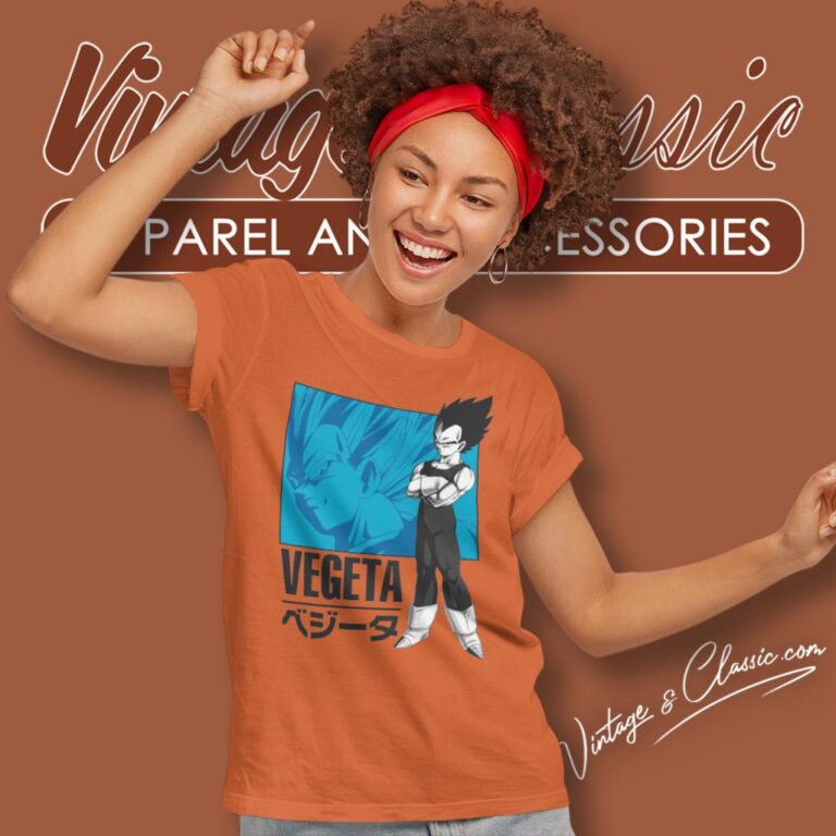 Dragon Ball Z Vegeta Character Classic Graphic Women T Shirt Dragon Ball Z Vegeta Character Classic Graphic Women T Shirt