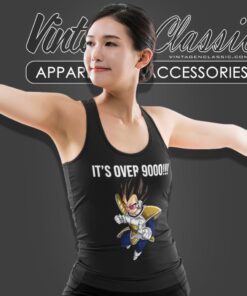Dragon Ball Z Vegeta It S Over 9000 Tank Top Racerback