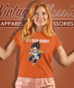 Dragon Ball Z Vegeta It S Over 9000 Women T Shirt