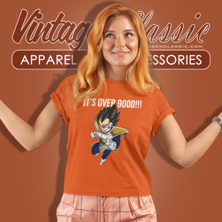 Dragon Ball Z Vegeta It S Over 9000 Women T Shirt Dragon Ball Z Vegeta It S Over 9000 Women T Shirt