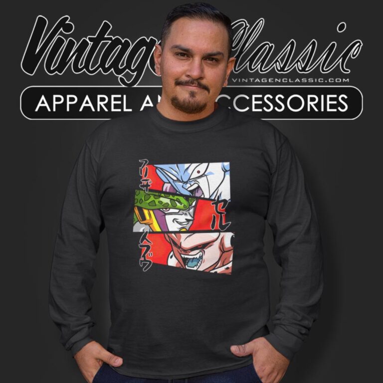 Dragon Ball Z Villains Long Sleeve Tee Dragon Ball Z Villains Long Sleeve Tee