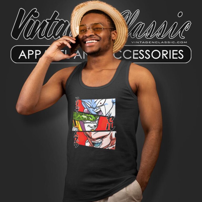 Dragon Ball Z Villains Tank Top Racerback Dragon Ball Z Villains Tank Top Racerback