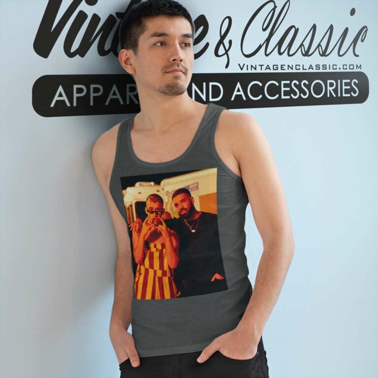Drake Bad Bunny Tank Top Racerback Drake Bad Bunny Tank Top Racerback
